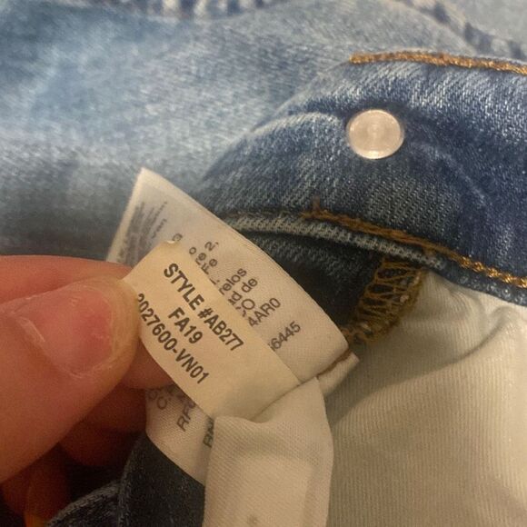 J.Crew Women AB277 High Waisted Vintage Straight Ankle Denim Jeans Size 25/ 0 - Picture 6 of 8